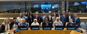 at SDGs week in New York, group photo