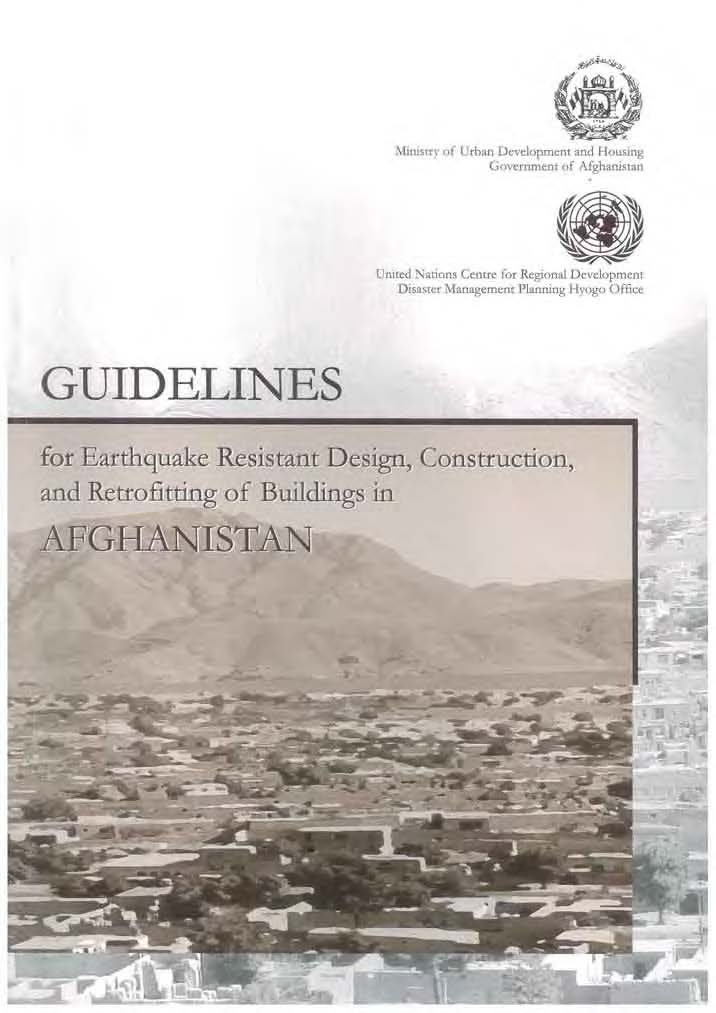 Cover of the GUIDELINES For Earthquake Resistant Design, Construction, and Retrofitting of Buildings