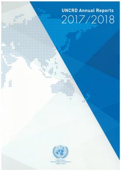 Cover of the UNCRD Annual Reports 2017/2018