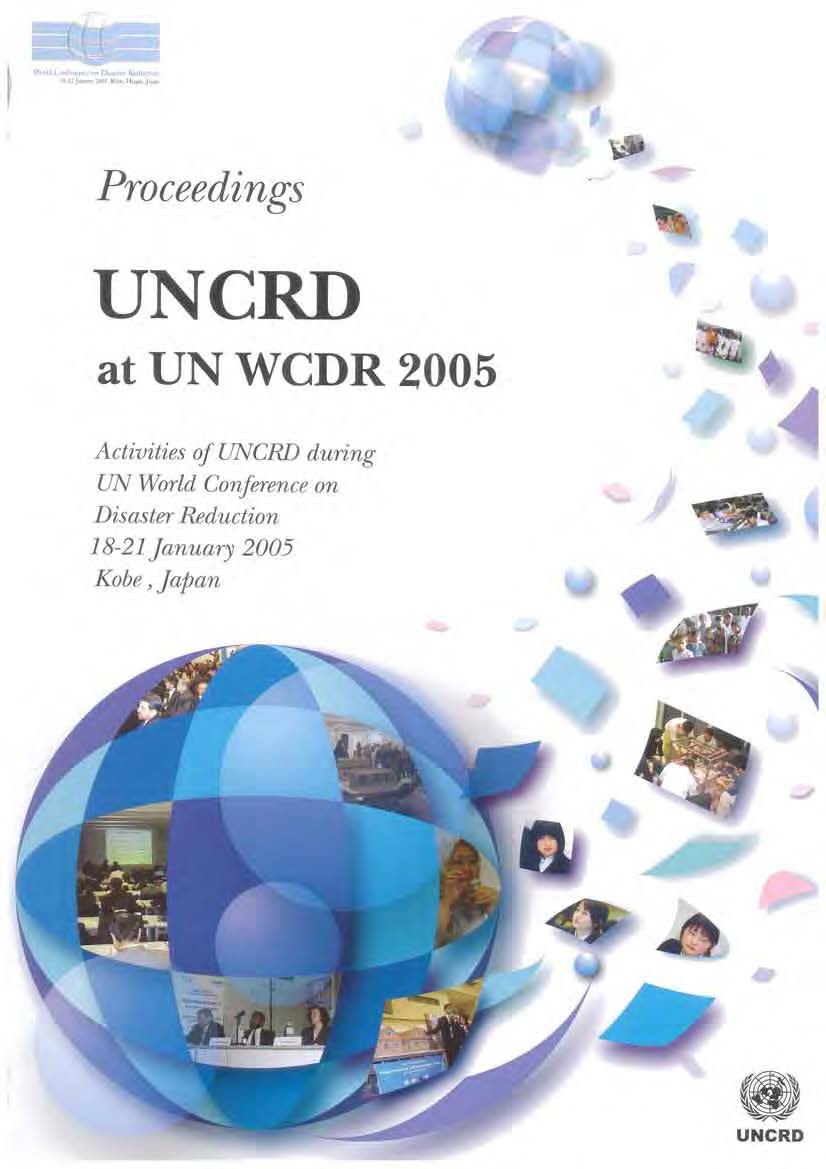 Cover of the Proceedings on the activities of UNCRD during UN WCDR2005