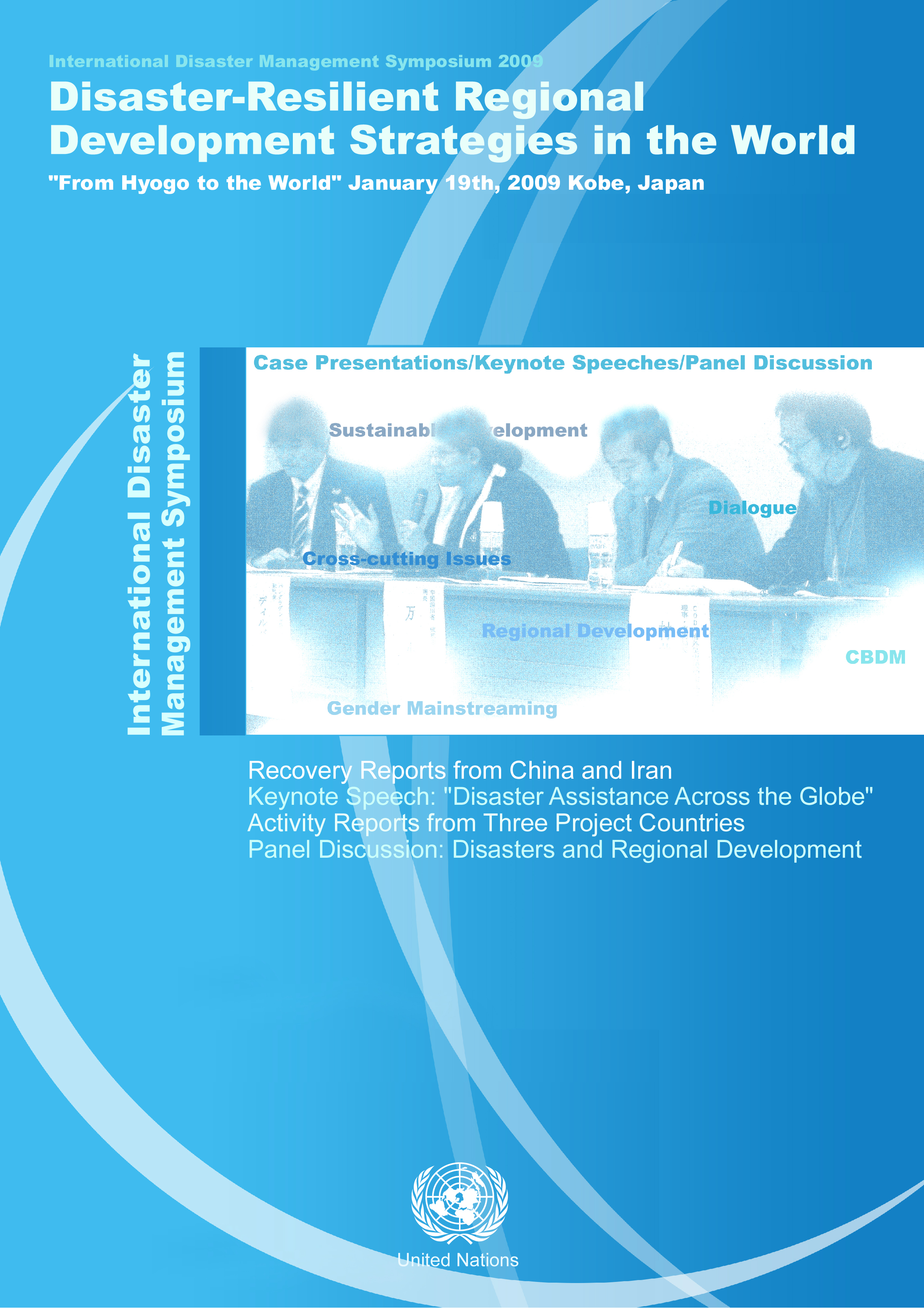 Cover of the summary of the International Disaster Management Symposium 2009