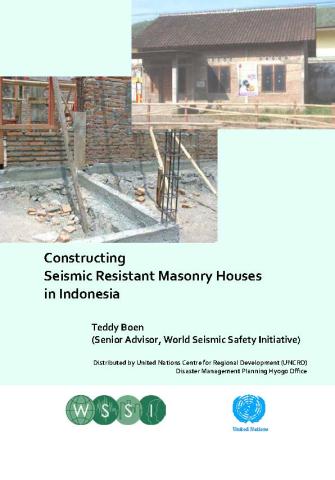 Cover of the Constructing Seismic Resistant Masonry Houses in Indonesia
