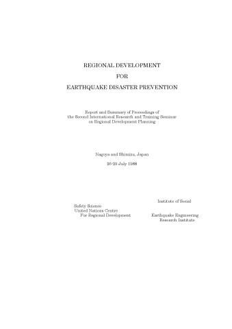 Cover of Report and Summary of Proceedings of the Second International Research and Training Seminar