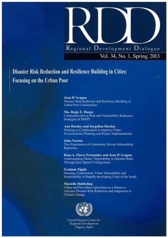 Regional Development Dialogue (RDD), vol. 34, no. 1, Spring 2013